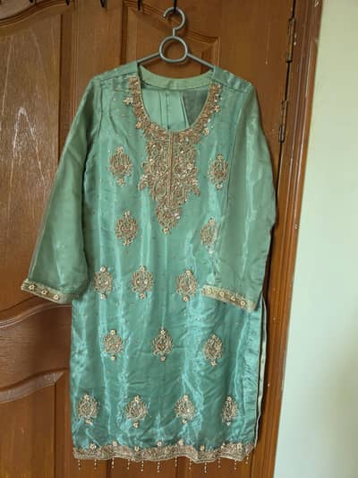 New 3 piece organza suit