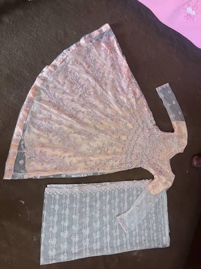 3 piece readymade long frock