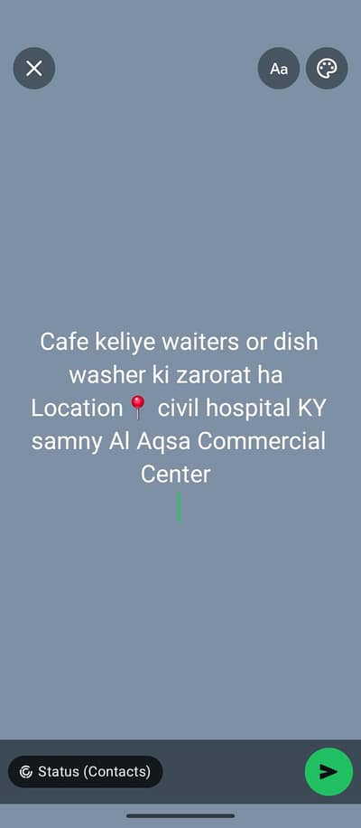agar Kisi ko job chahye to contact kry