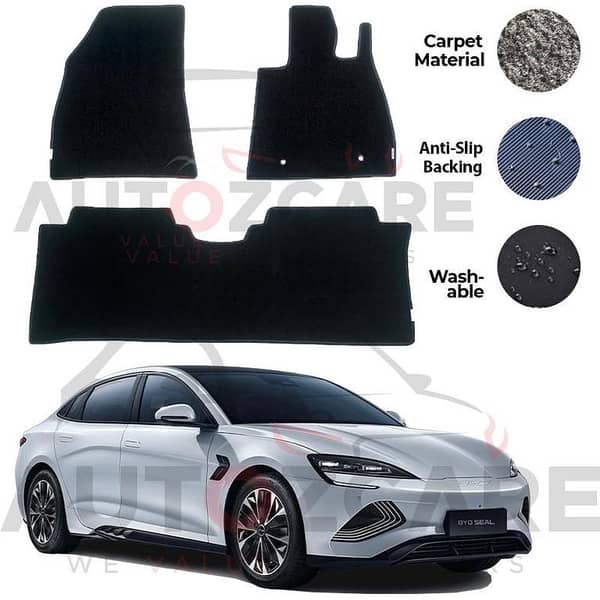 BYD Seal Genuine Fitting Carpet Floor Mat 3PCS - Model 2024-2025