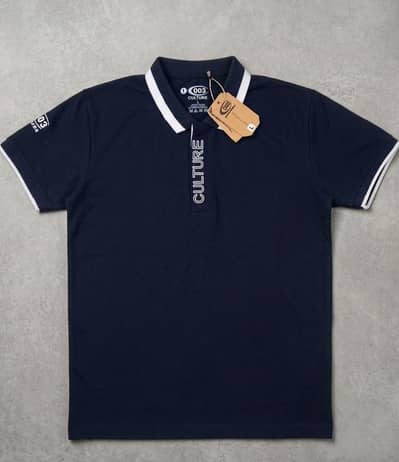 Premium Navy Blue Polo Shirt