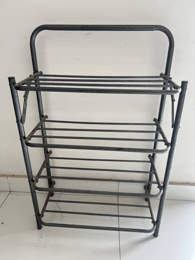 4 layers Metal Foldable Shoe Rack