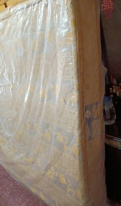 Spring Mattress, Double bed with side tables & Dressing