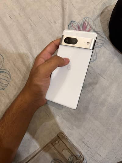 Google Pixel 7 in white colour