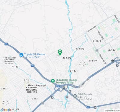 Proper Corner 25*40 Plot for Sale G-14/2, Street 74