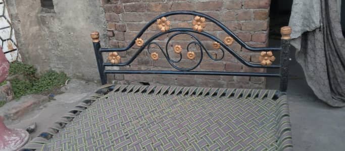 iron single bed
