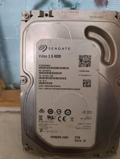 Seagate 2TB HDD hard drive 100% perfect for commercial use