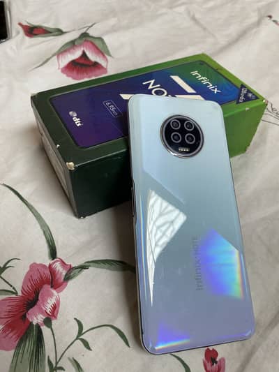 Infinix note 7 All to all with box ok 10/10 pta official approved 128