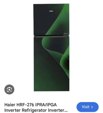 Haier Invertor Refrigerator Brandnew Box pack Medium Size