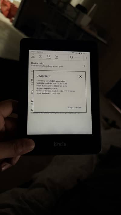 Amazon kindle white paper 6 gen