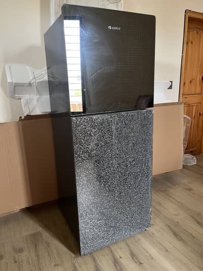 Gree Fridge 12 cubic (in Warranty 6 years) Glass door