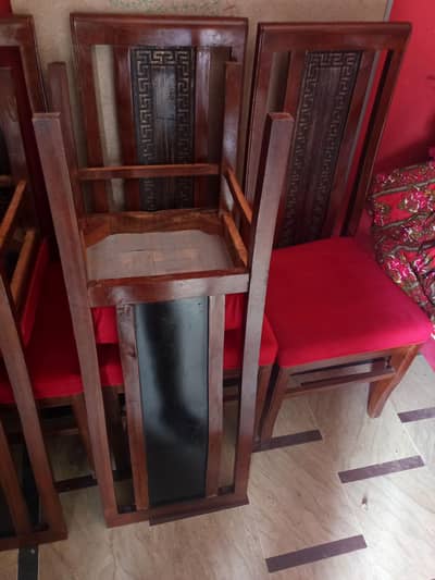 dinning table and 6 chair