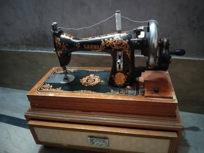 SARWAR  Machine with Wood Box