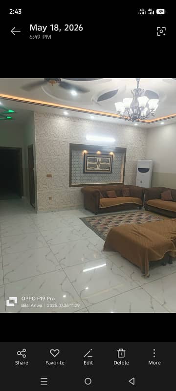 Beautiful Neat And Clean Portion In Hot Location Of National Police Foundation With Big Water Bore Also