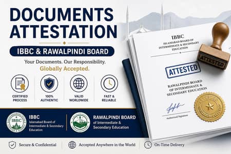 Rawalpindi Board and Ibcc Attestation