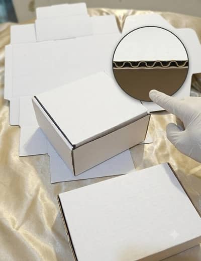 Premium White Corrugated  Boxes