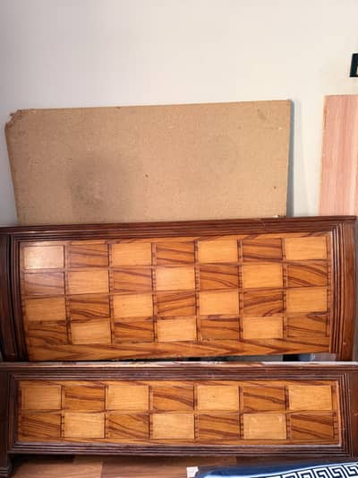  Urgent Sale – Bed Set + Almaari + Mattress