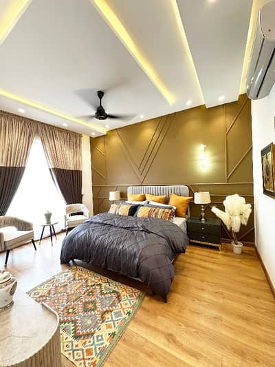Fully Furnished And Luxury Facing Eiffel Tower 1 Bed Apartment For Sale Hot And Premium Location Sector E Bahria Town Lahore