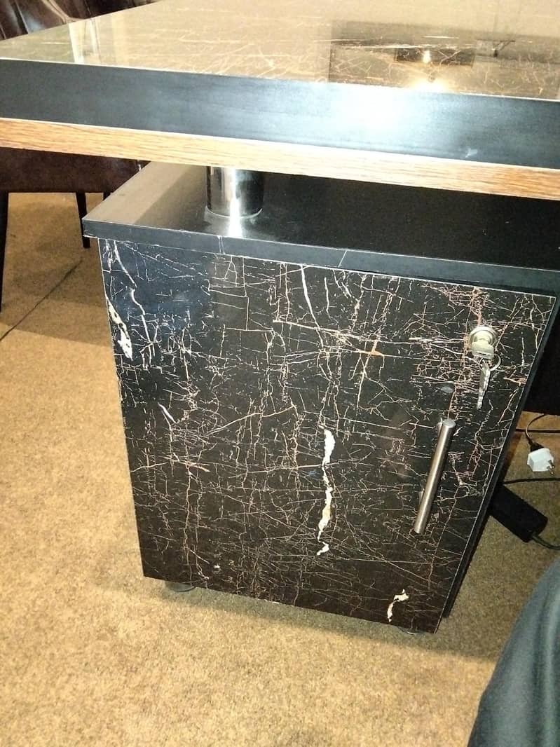 executive table with a one condition 2