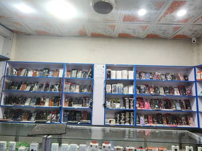 Racks with cash counter+2 glass counter