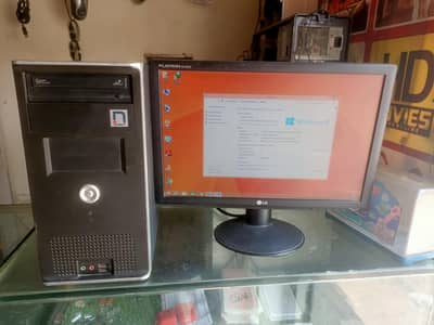 Core i3 PC with LG 19inch LCD
