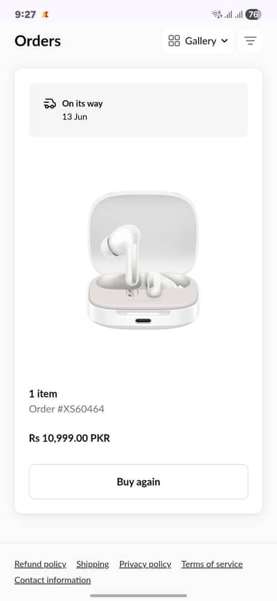 Redmi Buds 6 just box open