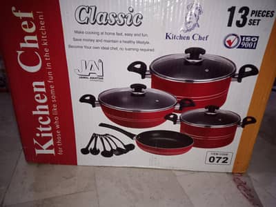 Cookware Non Stick Set Of 13 Piece