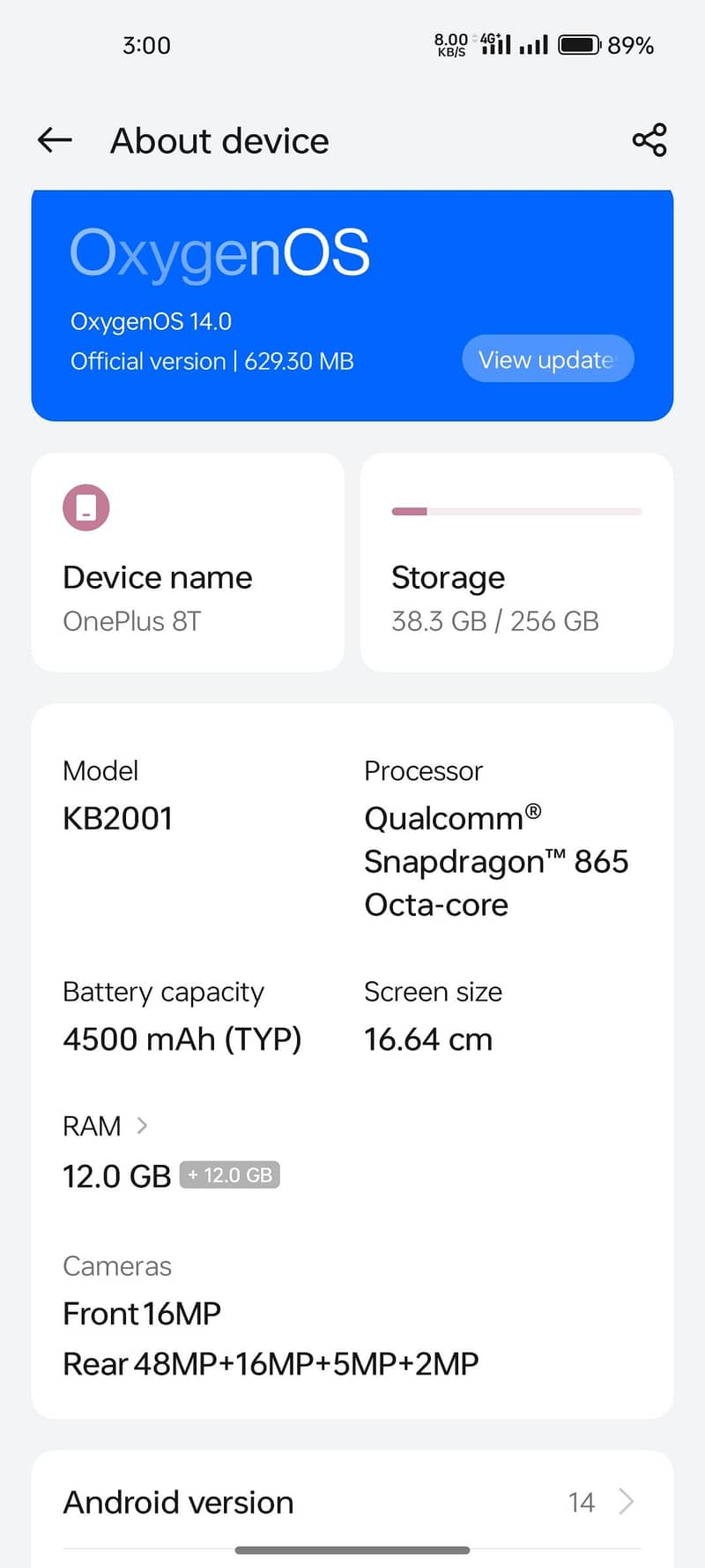 One Plus 8T 1