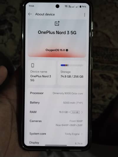 One Plus 28GB RAM/256GB