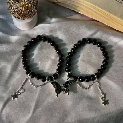 Magnetic Butterfly Bestie Bracelets (Pack of 2)
