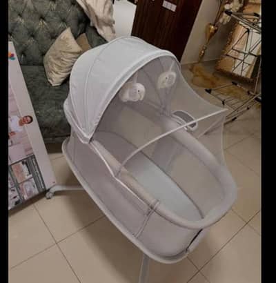 mastella 4 in 1 electric swing bed cot for newborn