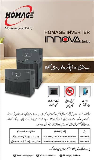 BRNAD NEW DABBA PACK HOMEAGE UPS INVERTER