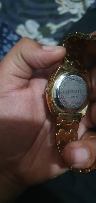 RADO Gold Plated Quartz Watch (Model 1546) – Brand New Condition