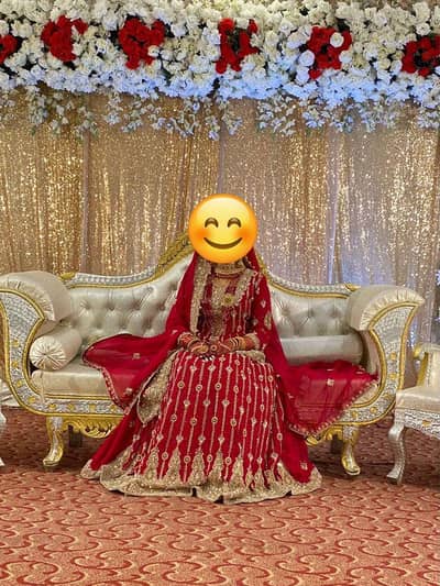 Bridal Dress Lehnga . Red colour