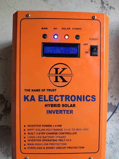 hybrid desi/local made solar inverter/ups
