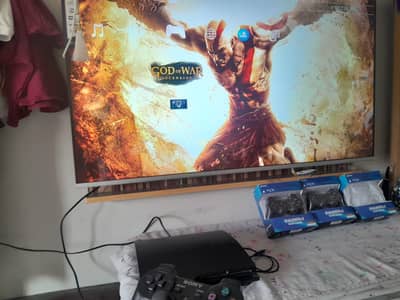 Ps3 Slim Mint Condition | 320 GB | Jailbreak | 3 Controllers Wireless