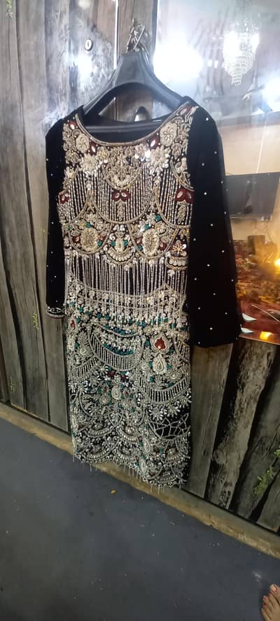 heavy wedding dress