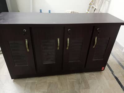 wooden storage cupboards