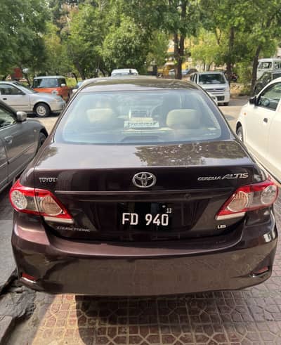 Toyota Corolla Altis 2013