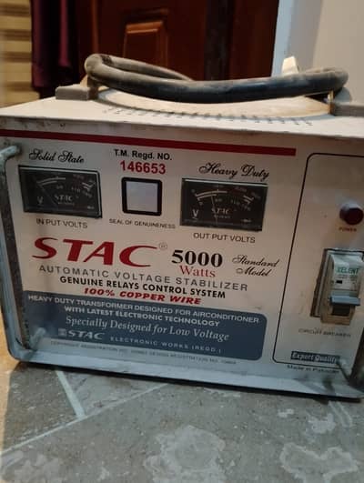 Stac stabilizer 5000 watts