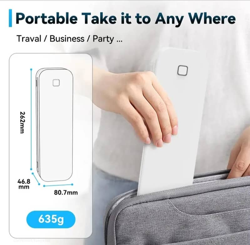 Portable Mini A4 Printer 0