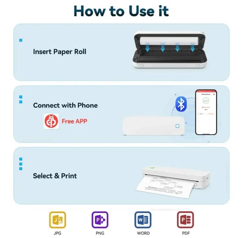 Portable Mini A4 Printer 5
