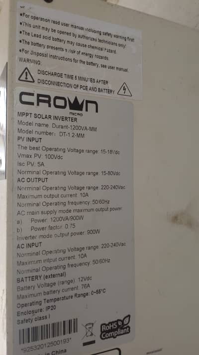 1 kilowatt crown inverter