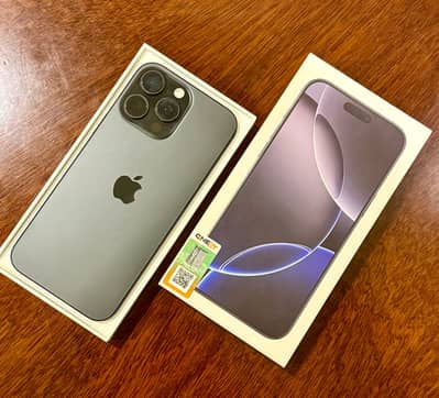 Apple iPhone 16 Pro Max 256gb PTA Approved (Urgent Sale)