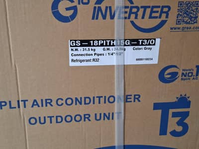 gree 1.5 ton DC inverter AC box packed t3