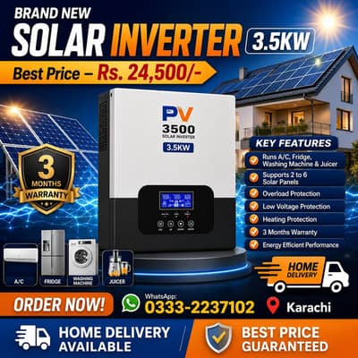 solar inverter    3.5 kw   سولر انورٹر