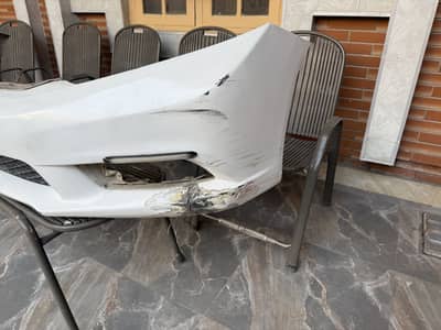 Honda Civic Rebirth 2015 White Front Bumber Used