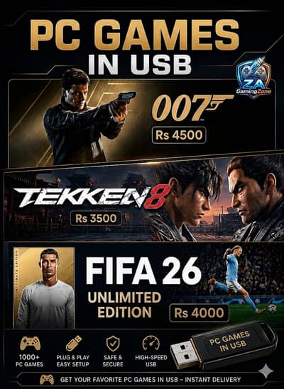 USB Gaming Store – PC Games Available
