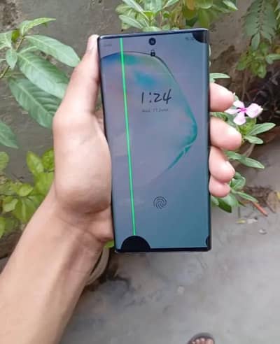 Samsung Mobile Note 10 8gb 256gb dot nd line