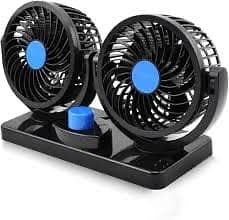 Car double fan